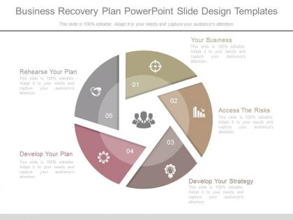 Business recovery plan powerpoint slide design templates