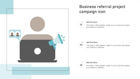 Business Referral Project Campaign Icon