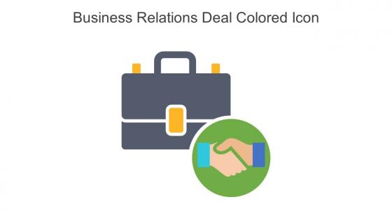 Business Relations Deal Colored Icon In Powerpoint Pptx Png And Editable Eps Format