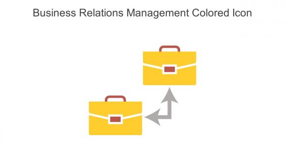 Business Relations Management Colored Icon In Powerpoint Pptx Png And Editable Eps Format