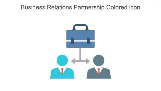 Business Relations Partnership Colored Icon In Powerpoint Pptx Png And Editable Eps Format
