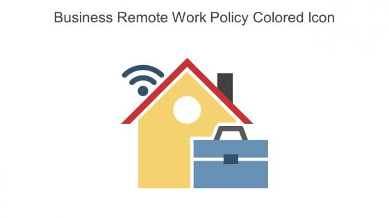 Business Remote Work Policy Colored Icon In Powerpoint Pptx Png And Editable Eps Format