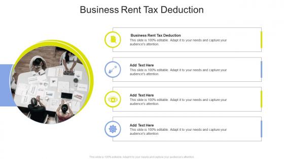 Business Rent Tax Deduction In Powerpoint And Google Slides Cpb
