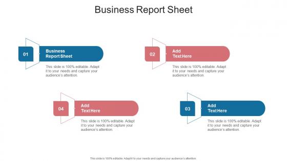Business Report Sheet In Powerpoint And Google Slides Cpb