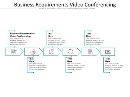 Business requirements video conferencing ppt powerpoint presentation styles pictures cpb