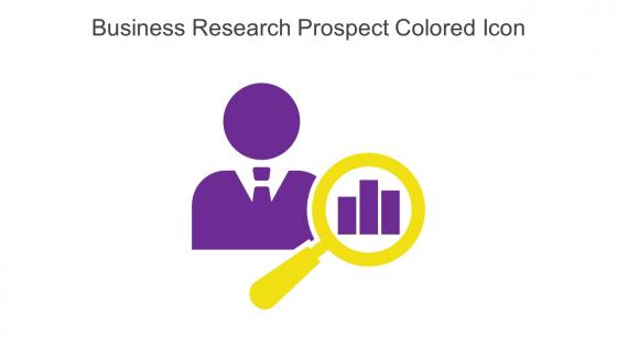 Business Research Prospect Colored Icon In Powerpoint Pptx Png And Editable Eps Format