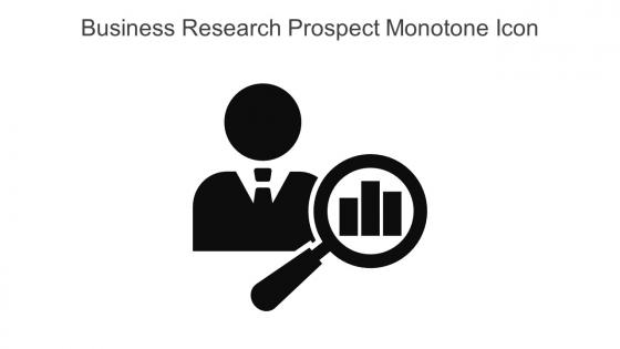 Business Research Prospect Monotone Icon In Powerpoint Pptx Png And Editable Eps Format