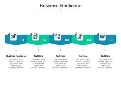 Business resilience ppt powerpoint presentation background cpb