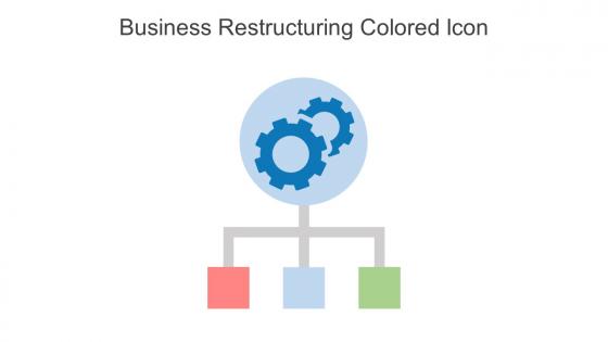Business Restructuring Colored Icon In Powerpoint Pptx Png And Editable Eps Format
