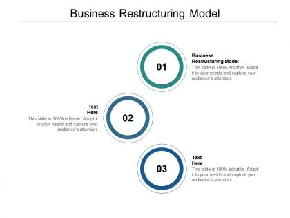 Business restructuring model ppt powerpoint presentation layouts styles cpb