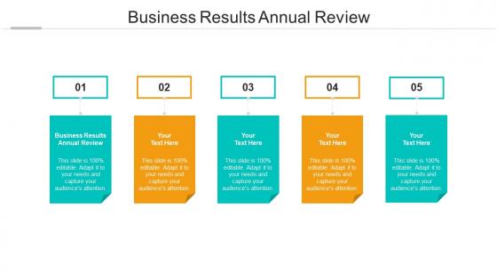 Business results annual review ppt powerpoint presentation infographics deck cpb