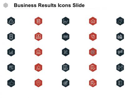 Business results icons slide technology c251 ppt powerpoint presentation slides gridlines