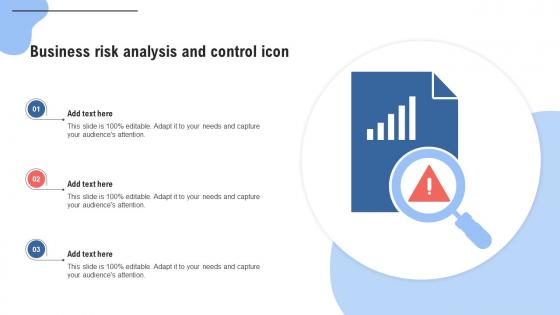 Business Risk Analysis And Control Icon