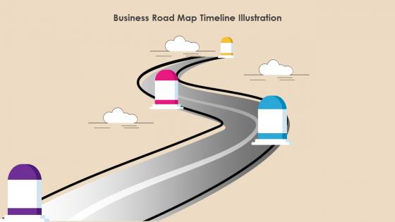 Business Road Map Timeline Illustration