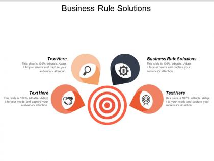 Business rule solutions ppt powerpoint presentation styles background cpb