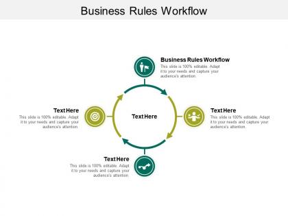 Business rules workflow ppt powerpoint presentation summary portfolio cpb