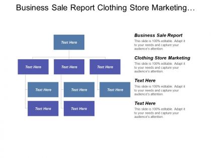 Business sale report clothing store marketing commodity trading business cpb