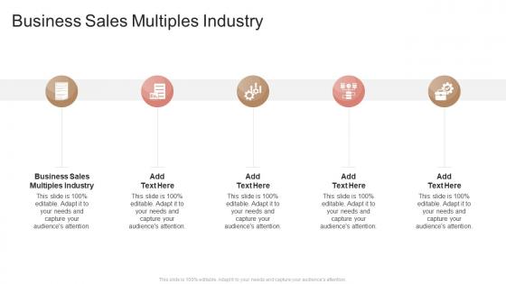 Business Sales Multiples Industry In Powerpoint And Google Slides Cpb