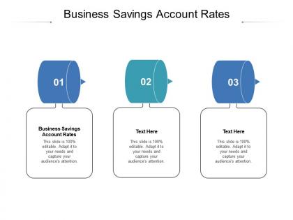 Business savings account rates ppt powerpoint presentation icon gridlines cpb