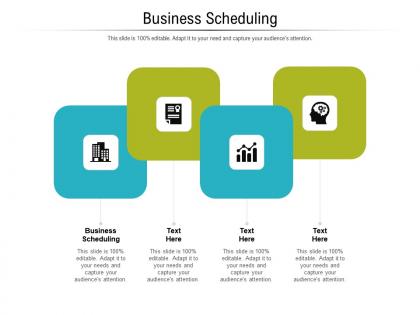 Business scheduling ppt powerpoint presentation styles demonstration cpb