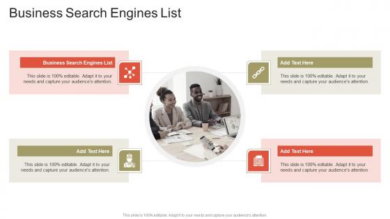 Business Search Engines List In Powerpoint And Google Slides Cpb