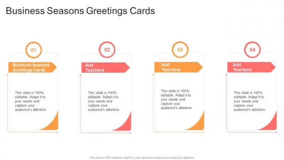 Business Seasons Greetings Cards In Powerpoint And Google Slides Cpb