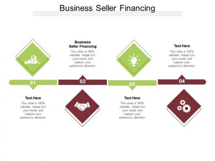 Business seller financing ppt powerpoint presentation icon structure cpb