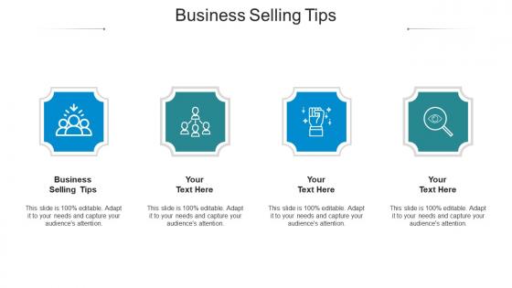 Business selling tips ppt powerpoint presentation show templates cpb