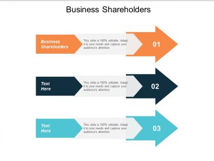 Business shareholders ppt powerpoint presentation infographics example file cpb