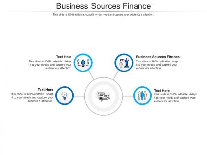 Business sources finance ppt powerpoint presentation summary icons cpb