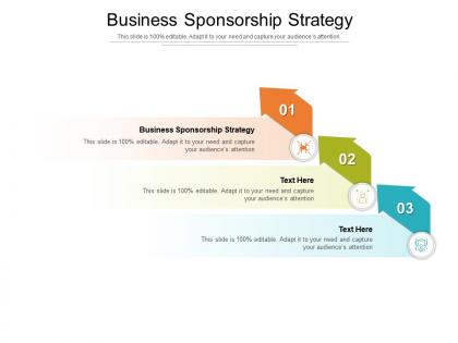 Business sponsorship strategy ppt powerpoint presentation professional backgrounds cpb