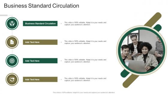 Business Standard Circulation In Powerpoint And Google Slides Cpb