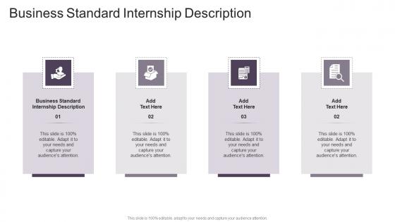 Business Standard Internship Description In Powerpoint And Google Slides Cpb