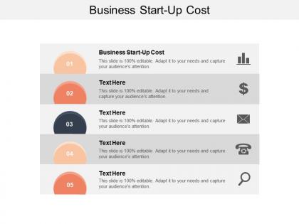 Business start up cost ppt powerpoint presentation file background cpb
