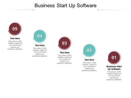 Business start up software ppt powerpoint presentation icon designs cpb