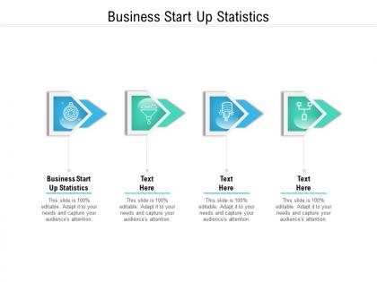 Business start up statistics ppt powerpoint presentation slides infographic template cpb
