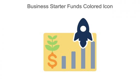 Business Starter Funds Colored Icon In Powerpoint Pptx Png And Editable Eps Format