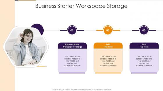 Business Starter Workspace Storage In Powerpoint And Google Slides Cpb