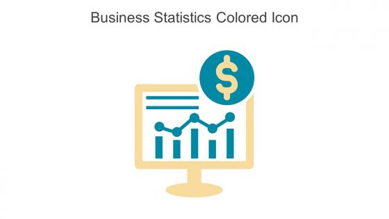 Business Statistics Colored Icon In Powerpoint Pptx Png And Editable Eps Format