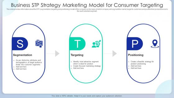 Business STP Strategy Marketing Model For Consumer Targeting