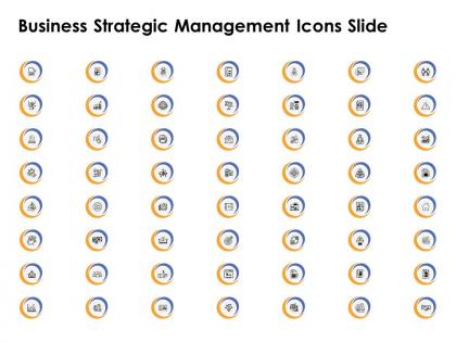 Business strategic management icons slide target l636 ppt aids