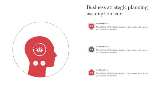 Business Strategic Planning Assumption Icon