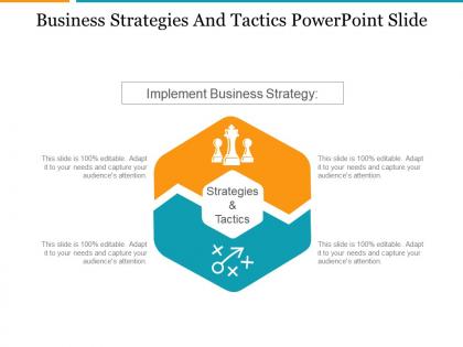 Business strategies and tactics powerpoint slide
