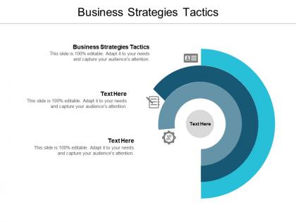 Business strategies tactics ppt powerpoint presentation infographics gridlines cpb