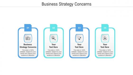 Business strategy concerns ppt powerpoint presentation professional aids cpb
