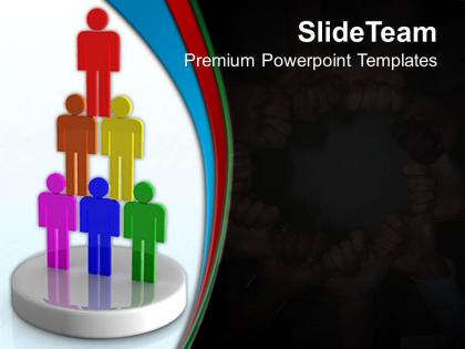 Business strategy formulation templates teamwork unity diagram ppt design powerpoint