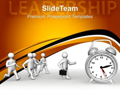 Business strategy innovation templates leadership and time concept ppt themes powerpoint