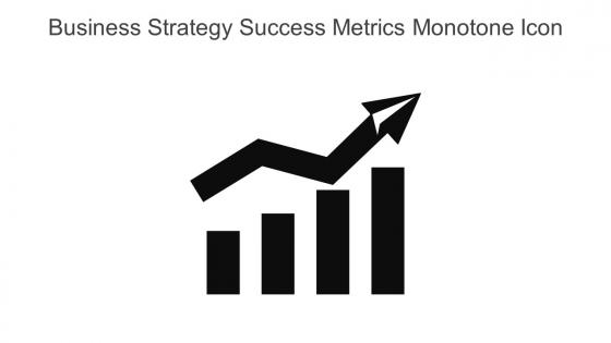 Business Strategy Success Metrics Monotone Icon In Powerpoint Pptx Png And Editable Eps Format