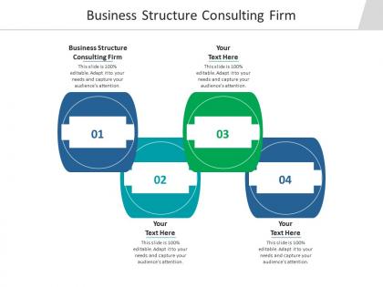 Business structure consulting firm ppt powerpoint presentation icon tips cpb