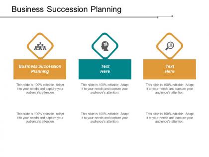 Business succession planning ppt powerpoint presentation model diagrams cpb